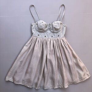 Zimmermann Light Gray Sleeveless Blouse